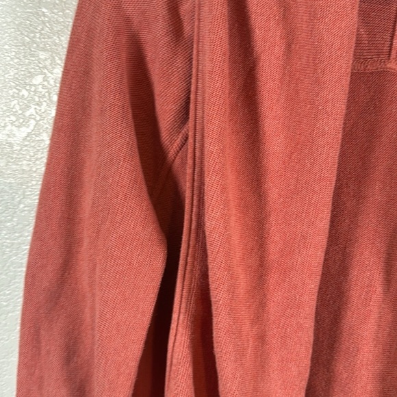 Peruvian Connection Salmon Pima Cotton Knit Cardigan Size Large - Picture 2 of 8